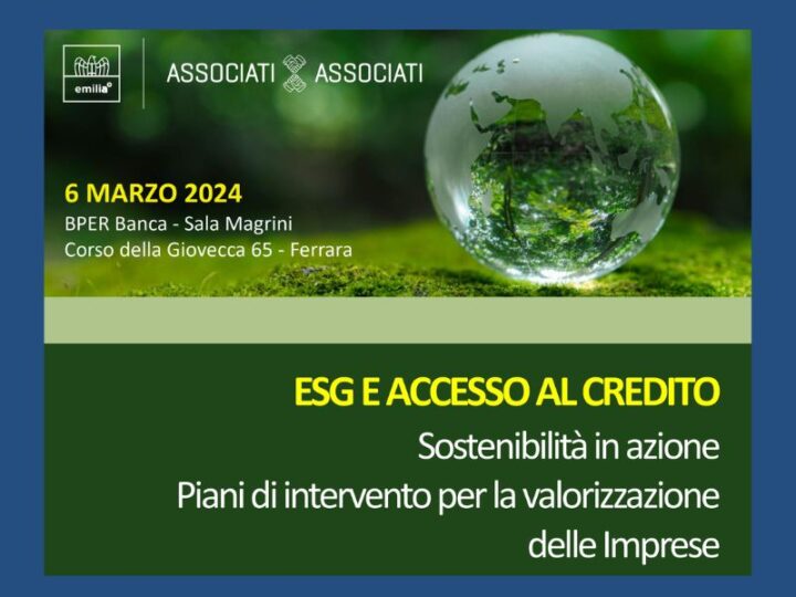 ESG e Accesso al Credito. Sostenibilità in azione. Piani di intervento per la valorizzazione delle imprese